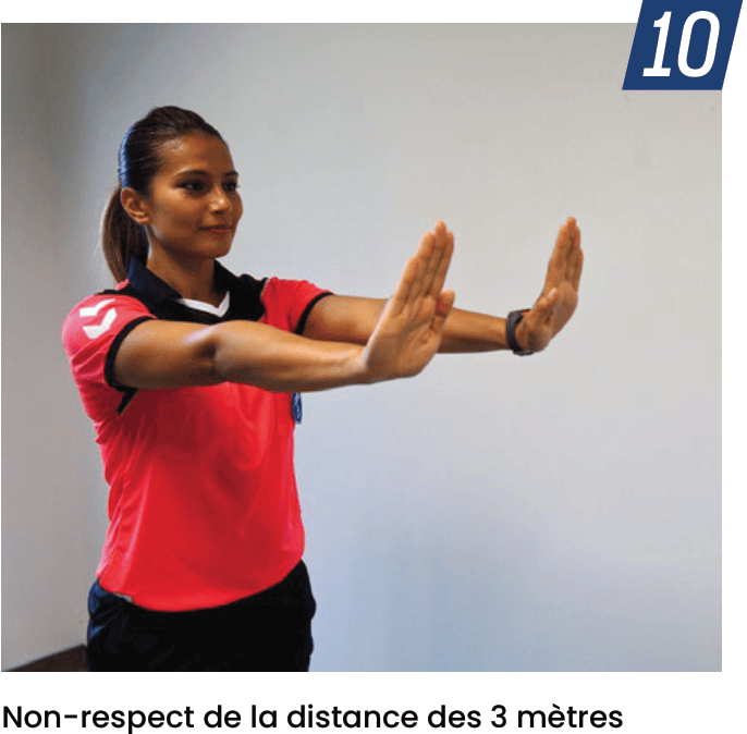 Non-respect de la distance